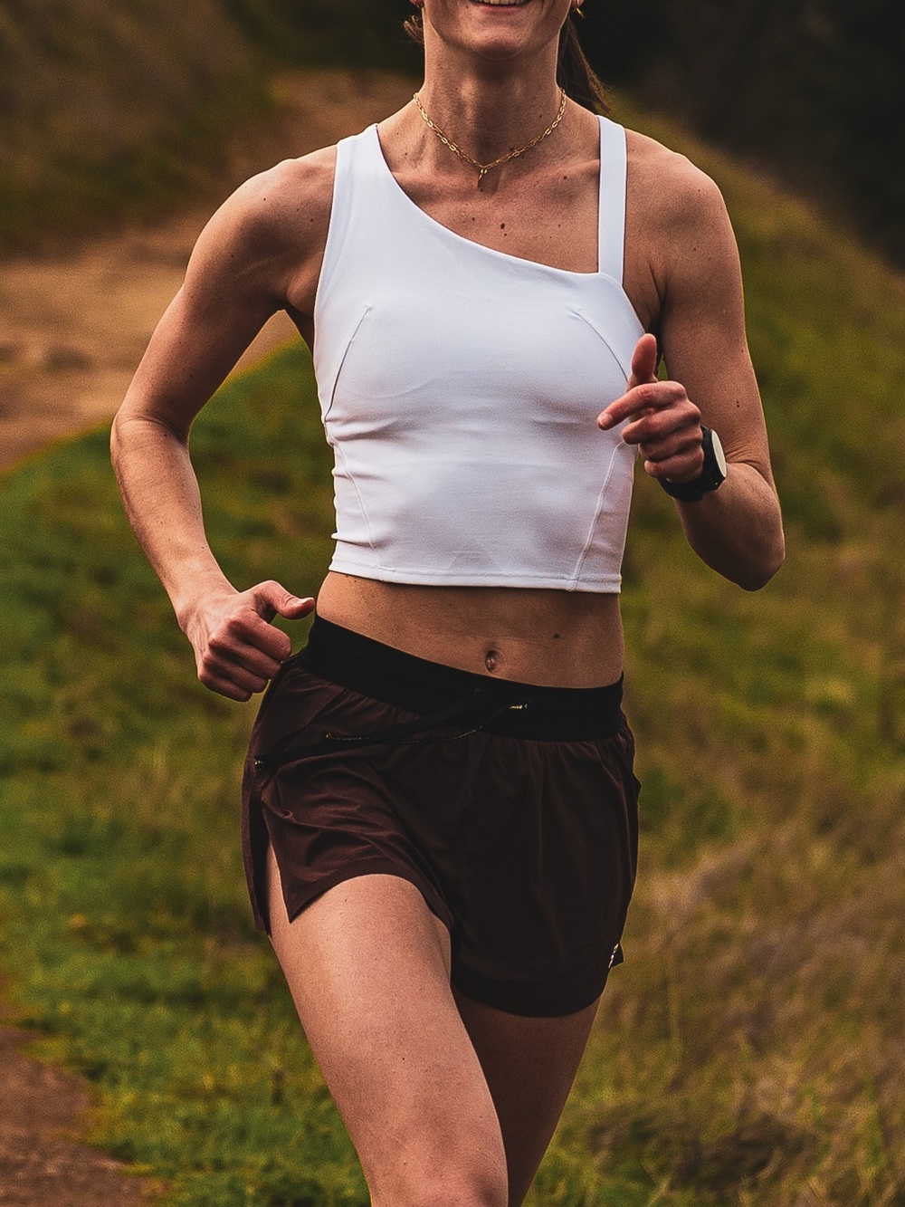 Lululemon Asymmetrical Strappy Crop Top Sports Bra